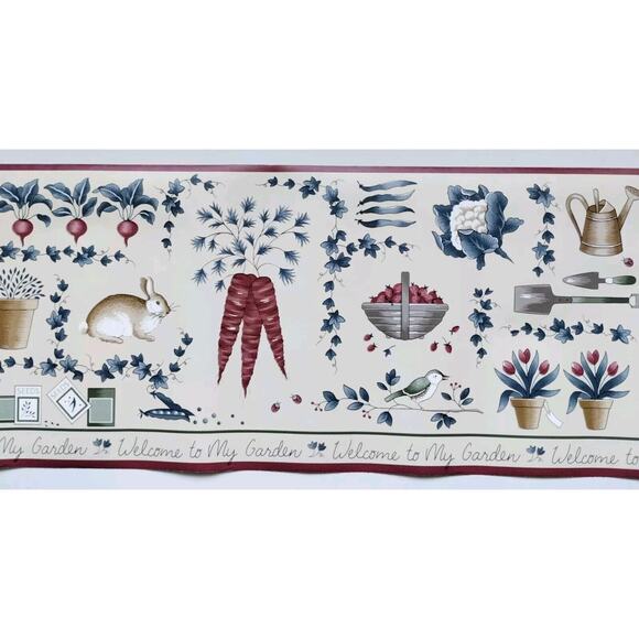 Imperial Wallcovering Pre-pasted Decorative Wall Border Animals Garden - 5 yds - Picture 2 of 4